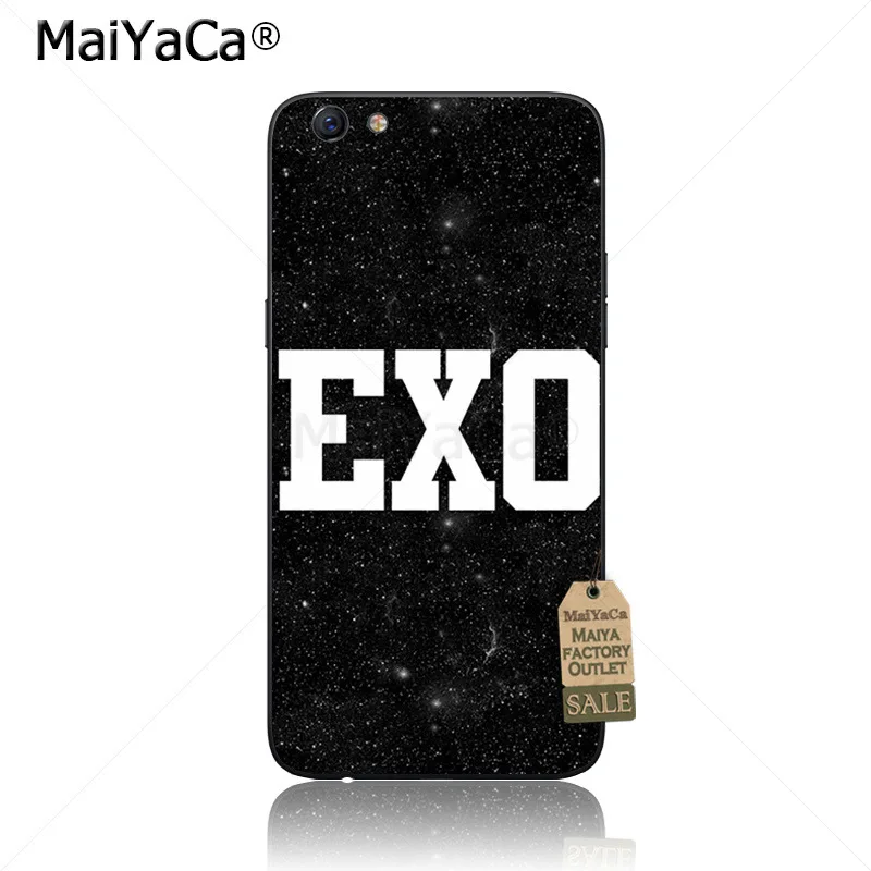 MaiYaCa pop exo Lucky een черный мягкий ТПУ чехол для телефона Аксессуары OPPO R9s R11 R9 R15 ЧЕХОЛ