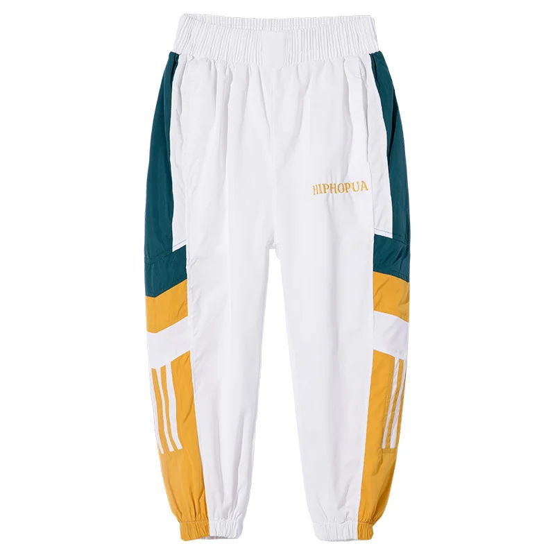 White Pant Новинка года; танцевальные костюмы в стиле хип-хоп для мальчиков; свободная одежда для уличных танцев для мальчиков; спортивная одежда детская Одежда для танцев в стиле хип-хоп; BL1938 - Цвет: White Pant