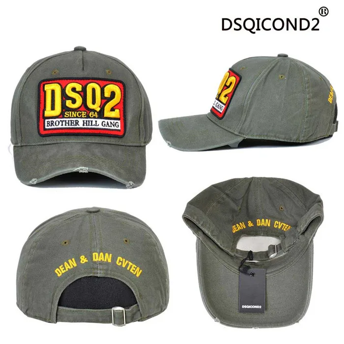 DSQICOND2 бренд DSQ бейсболка для мужчин женщин икона Snapback шляпа вышивка хлопок Письмо кепки папа кепки DSQ2 кости Garros