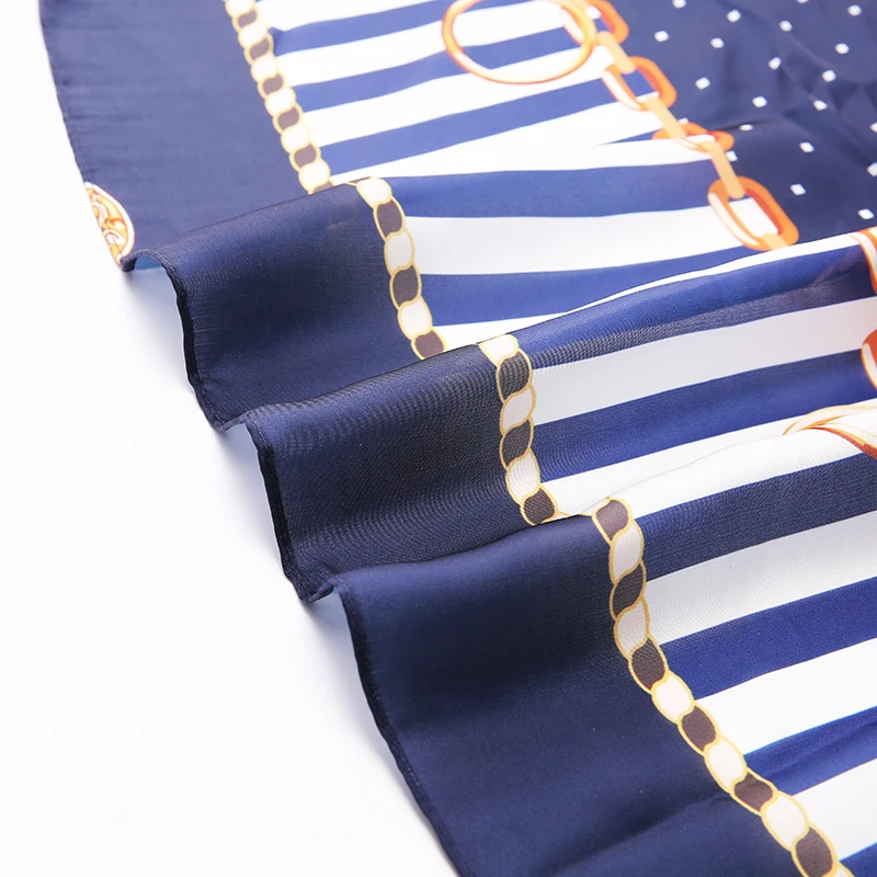 2019 70 см x женский маленький платок квадратный шарф Feel Silk Ретро повязка для волос