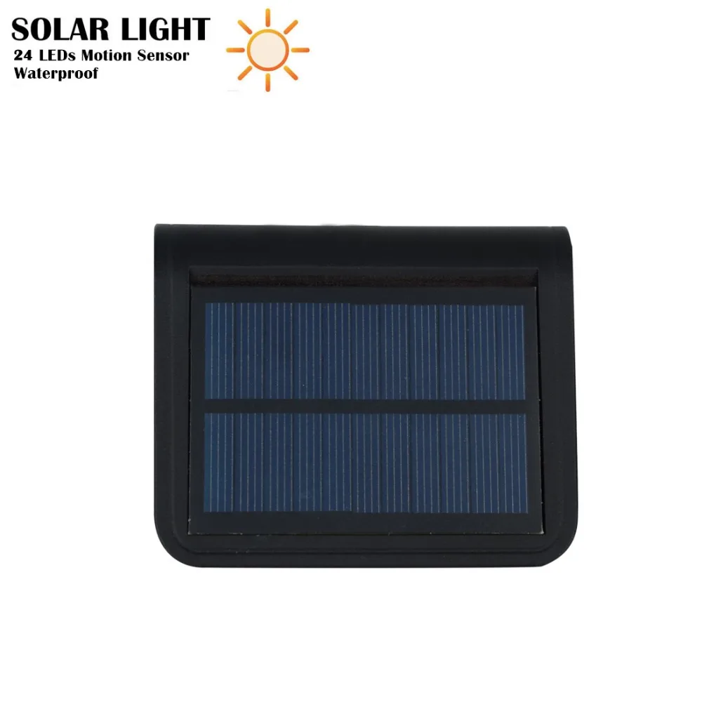 Садовая светодиодная Солнечная лампа водонепроницаемый IP65 2835 SMD 24 светодиода ABS