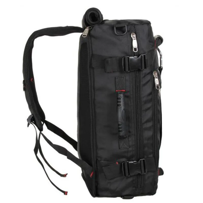 Рюкзак мужской для ноутбука нейлоновый черный вместительный | Багаж и сумки