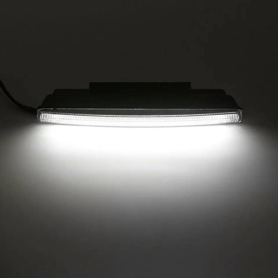 SPEVERT 2 шт. Белый Универсальный AC/DC 12V/24V COB Светодиодный дневной бег светильник с