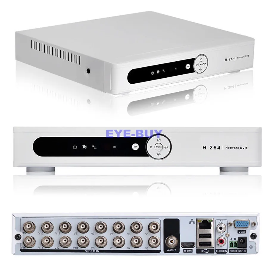 720P 960H AHD Home security hybrid cctv DVR NVR recorder h.264 network 16CH HDMI 1080P for camera video surveillance dvr system |