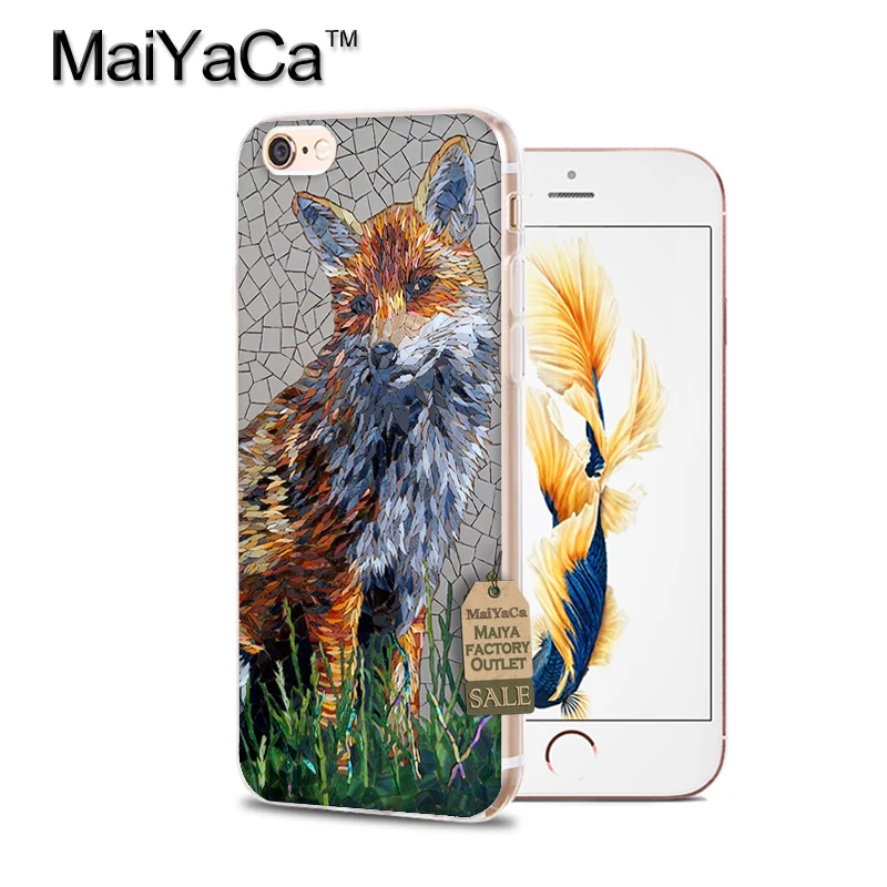 Чехол MaiYaCa для iphone 7 6 X, милый чехол с лисой на осень, Лесной чехол для телефона iphone 11 Pro Max XS XR 6 6s 7 7plus