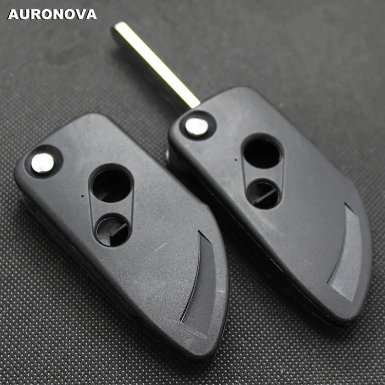 

AURONOVA New Upgrade Flip Folding Key Shell for Honda Accord City Fit Odyssey 2 Buttons Remote Car Key Case