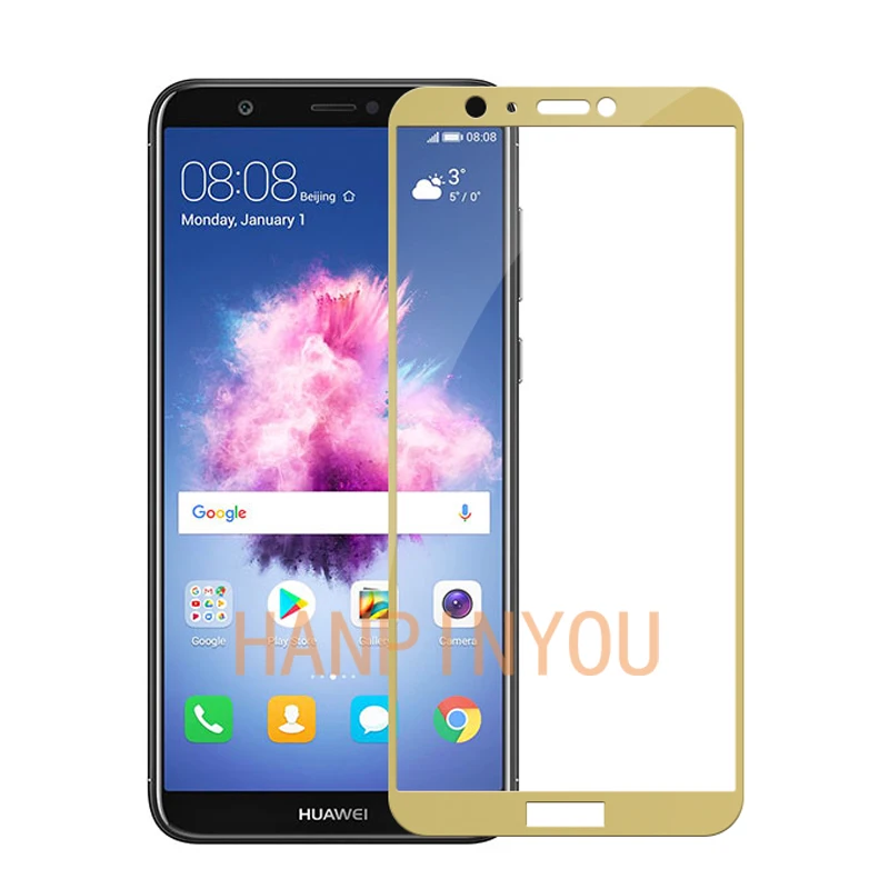 Для Huawei P Smart / Enjoy 7S 5 65 &quotновая твердость 9H 2.5D полное покрытие закаленное стекло