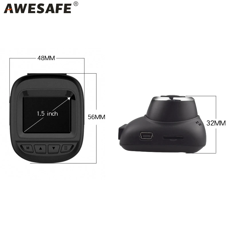 AWESAFE 1.5 Inch Car DVR Novatek 96658 Video WIFI Registrator 170 Degree Mini Dash Camera FHD 1080P Recorder | Автомобили и