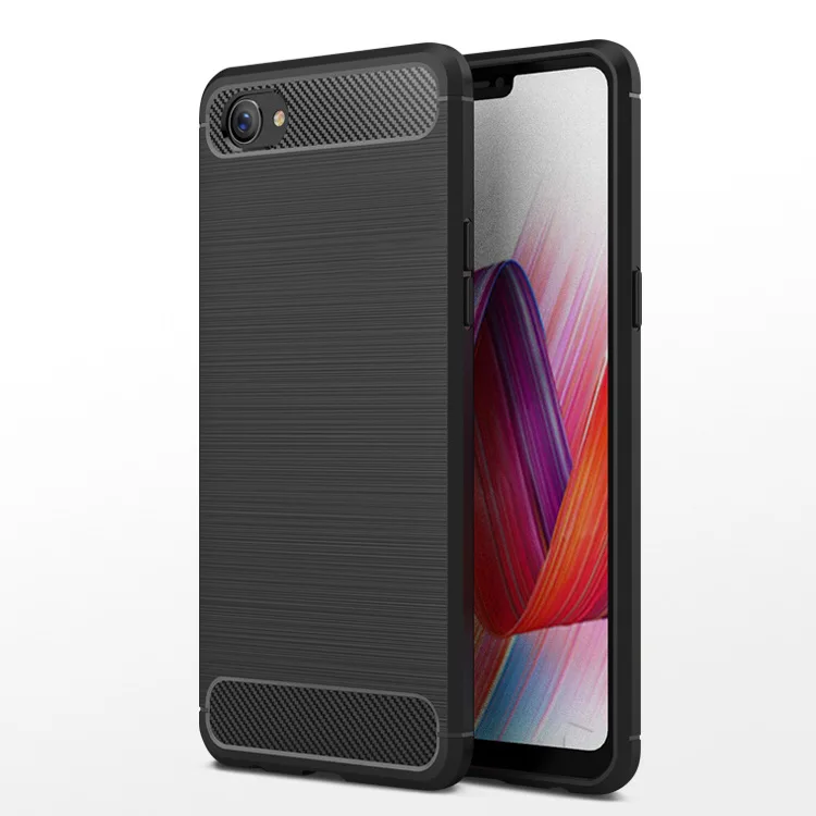 Для Oppo A3 противоударный чехол из углеродного волокна Мягкий ТПУ для A 3 телефон