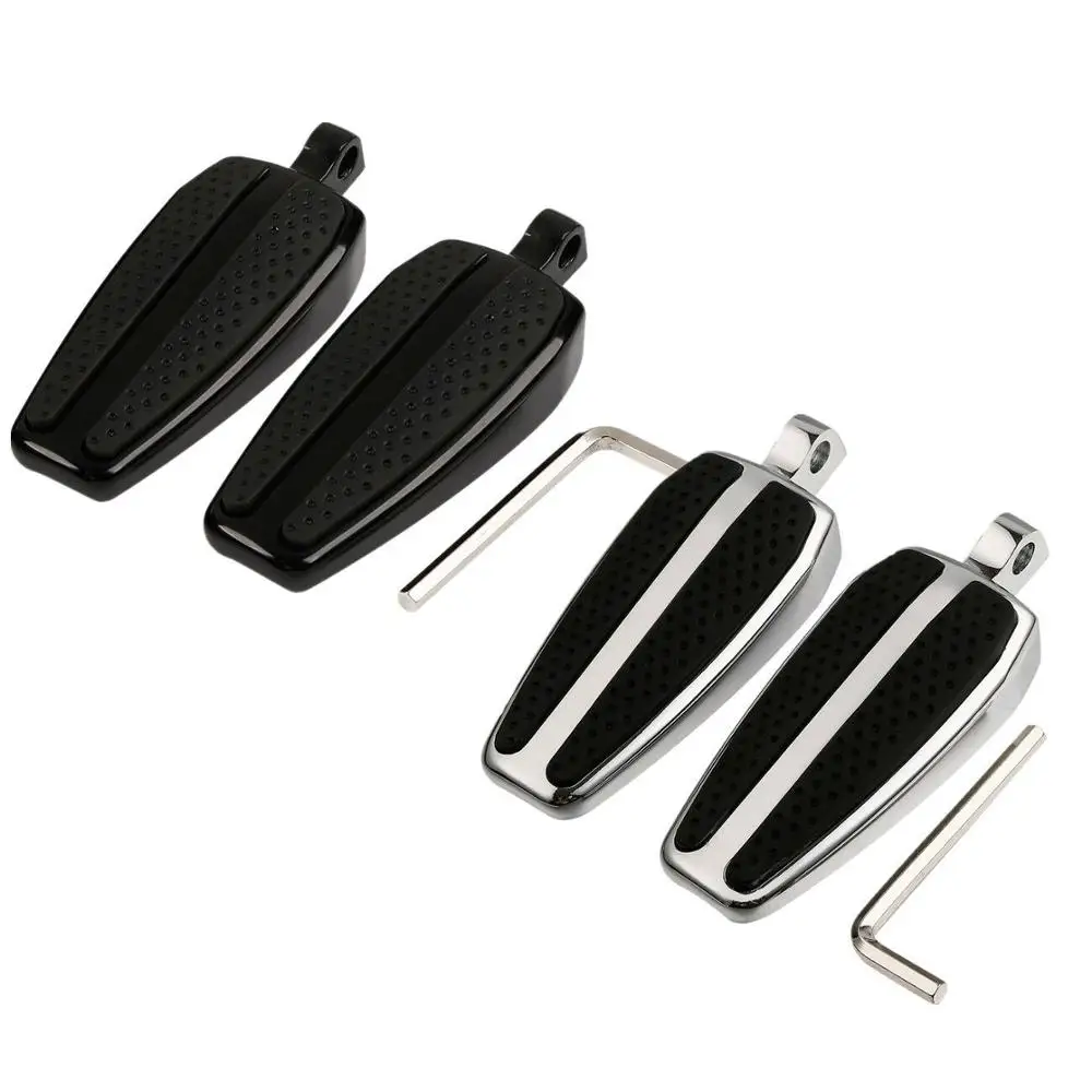 Мотоцикл черный/хром 10 мм мужской Крепление стиль подножек для Harley Electra Road Glide Fatboy