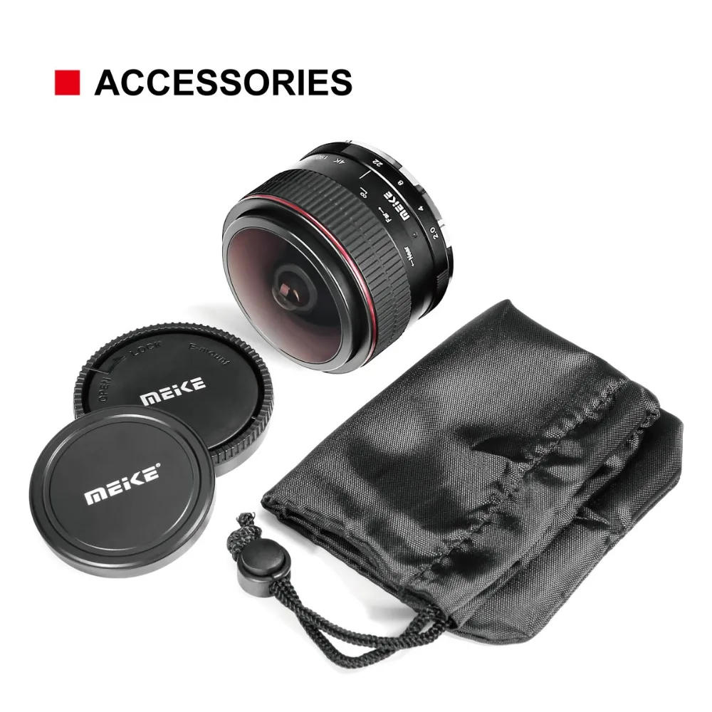 Meike MK 6 5 мм f2.0 Круглый Объектив рыбий глаз для фотоаппаратов Olympus Panasonic Micro 4/3|lens for