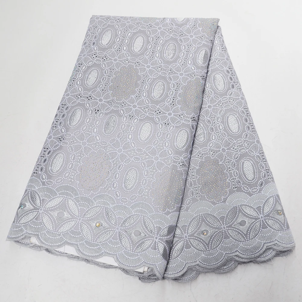 Серая африканская швейцарская вуаль кружевная ткань в Швейцарии 2019