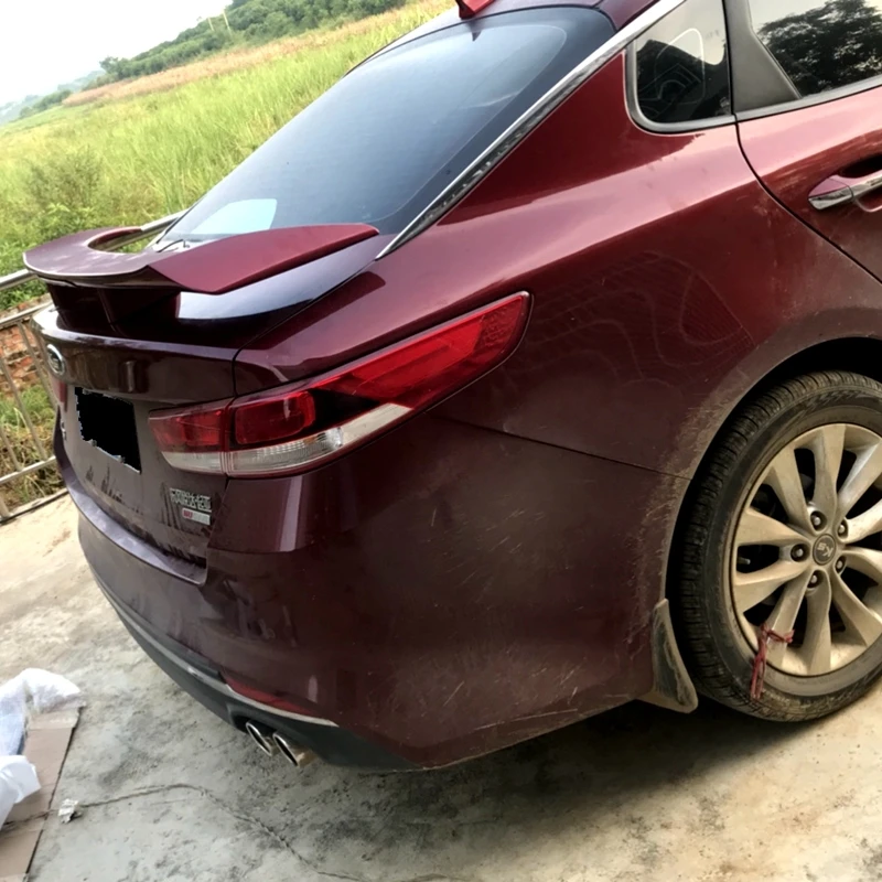 Universial СЕДАН задний багажник спойлер для Kia K5 Optima ABS Материал Неокрашенный праймер автомобиля хвост крыло