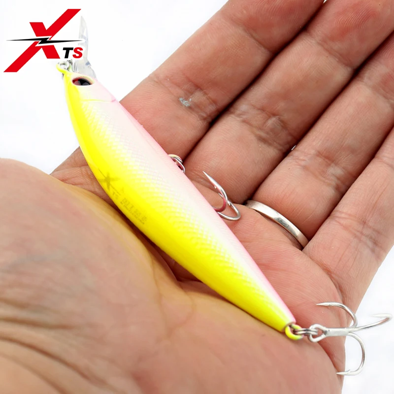 Рыболовные приманки XTS Jerkbait гольян искусственная жесткая наживка 90 мм пять