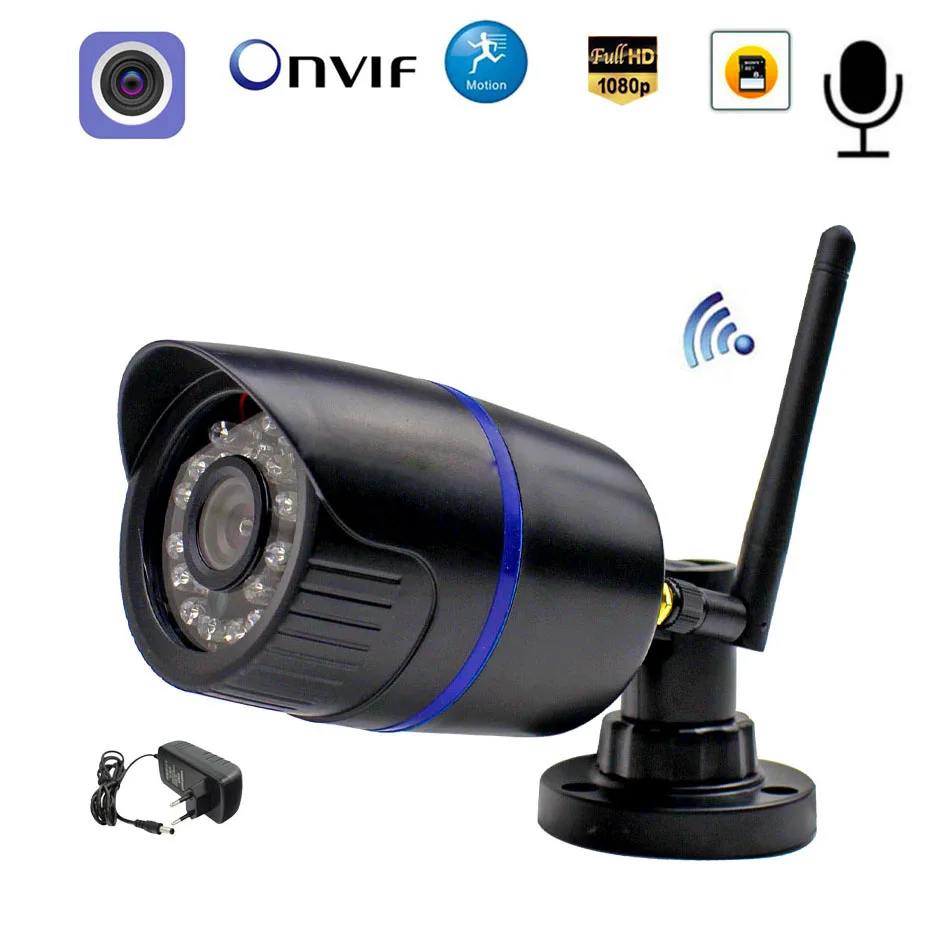 CamHi wifi IP CCTV камера Аудио запись 1080P 960P 720P Сеть 2.0MP Беспроводная камера Onvif Водонепроницаемая ip-камера TF карта хранения