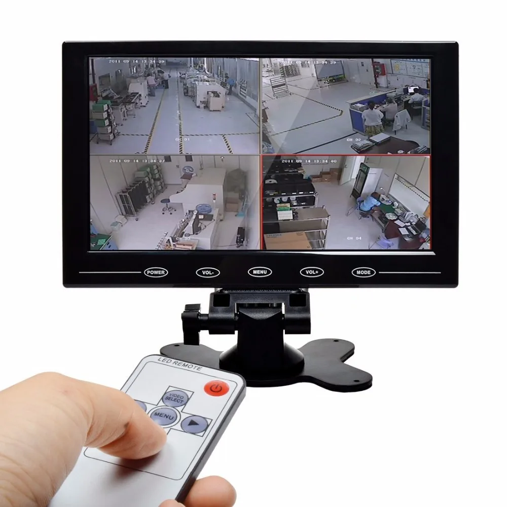 9 дюймов ультра тонкий HD TFT монитор автомобиля Экран дисплея 1024*600 для ПК