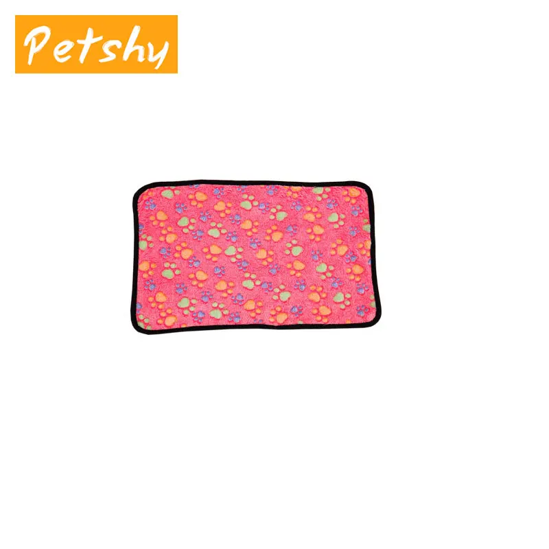 Petshy, милое одеяло для сна, Щенячий котенок, плюшевое теплое полотенце для душа с принтом, маленькие собаки, кошки, коврик для домаших животных - Цвет: 4