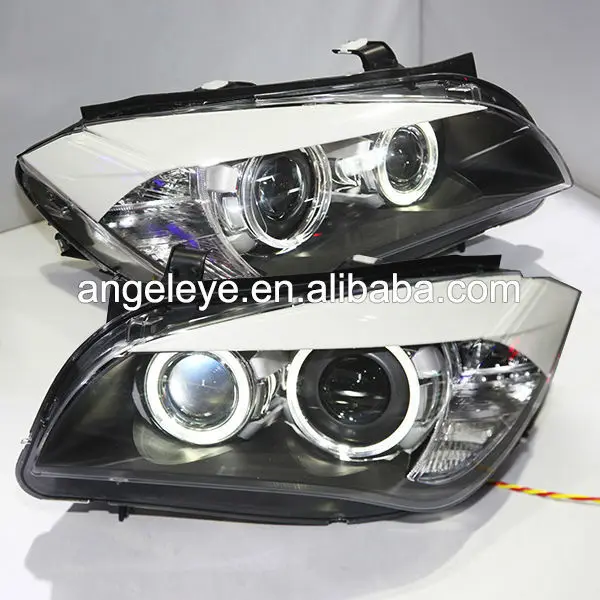 

For BMW X1 LED Head Light Angel Eyes For original car without HID kit 2009-2014 Year DB