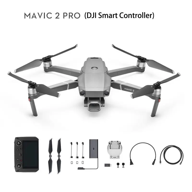 Mavic 2 Pro Smart RC DJI Mavic 2 Pro/Zoom(DJI Smart контроллер) 1 дюймов CMOS сенсор камера Регулируемая Диафрагма RC Квадрокоптер с 4K HD камера Дрон - Цвет: Mavic 2 Pro Smart RC