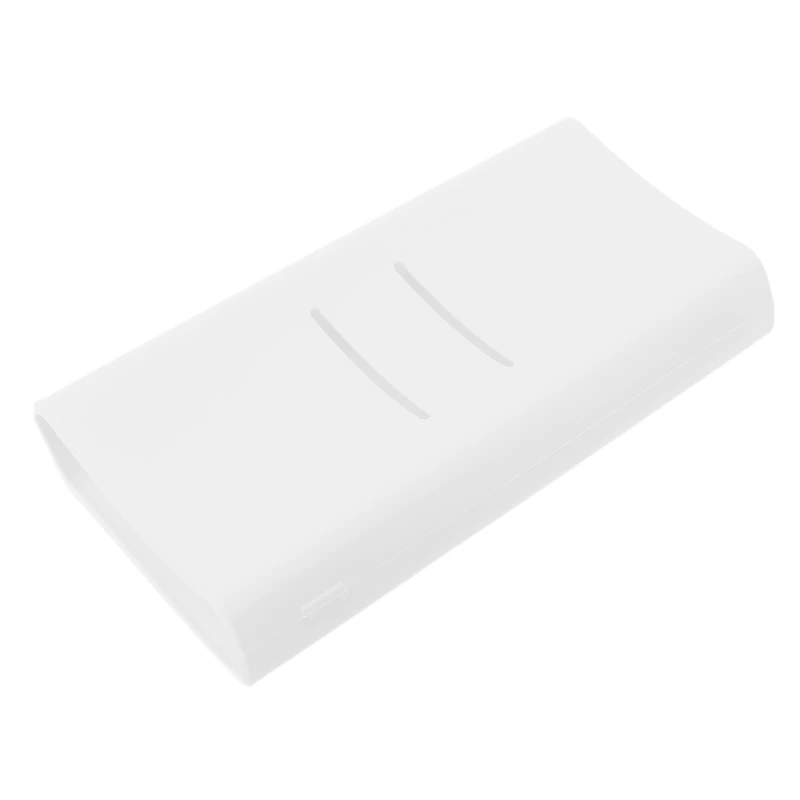 W 1 шт Противоскользящий силиконовый защитный чехол для Xiaomi Mi 2C 20000mAh Powerbank - Цвет: W