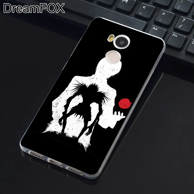 DREAMFOX M091 Death Note Аниме Мягкий ТПУ силиконовый чехол для Xiaomi Redmi 3 4 4X5 5A 6 7 Pro Global |