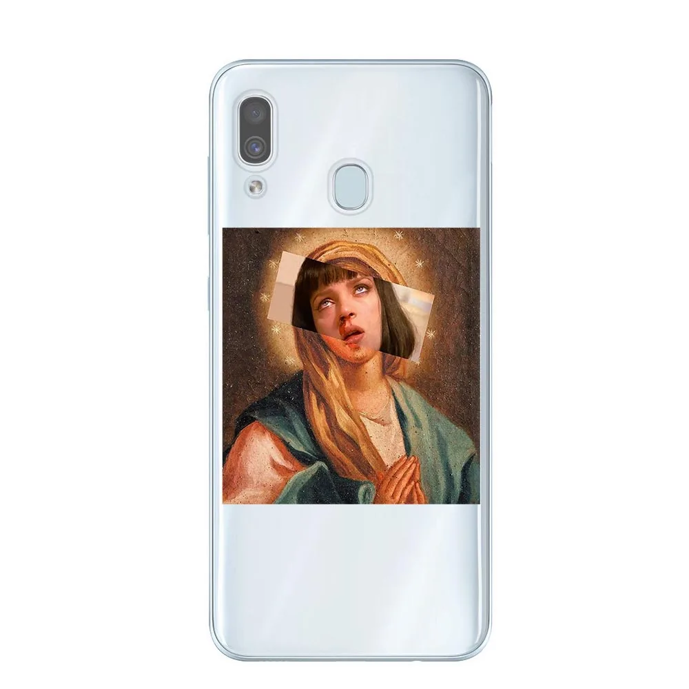 Чехол для телефона в винтажном стиле статуя Давида для Samsung A10 A20 A30 A40 A50 A60 A70 A80 A6 A8 A7 A9 Plus Мона Лиза Ван Гог Забавный чехол