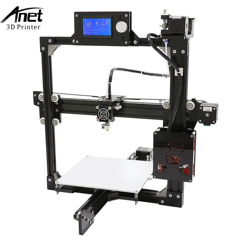 Anet A3S A6 A2 A8 FDM настольный 3D принтер наборы Reprap i3 DIY самостоятельный ЖК экран 3d