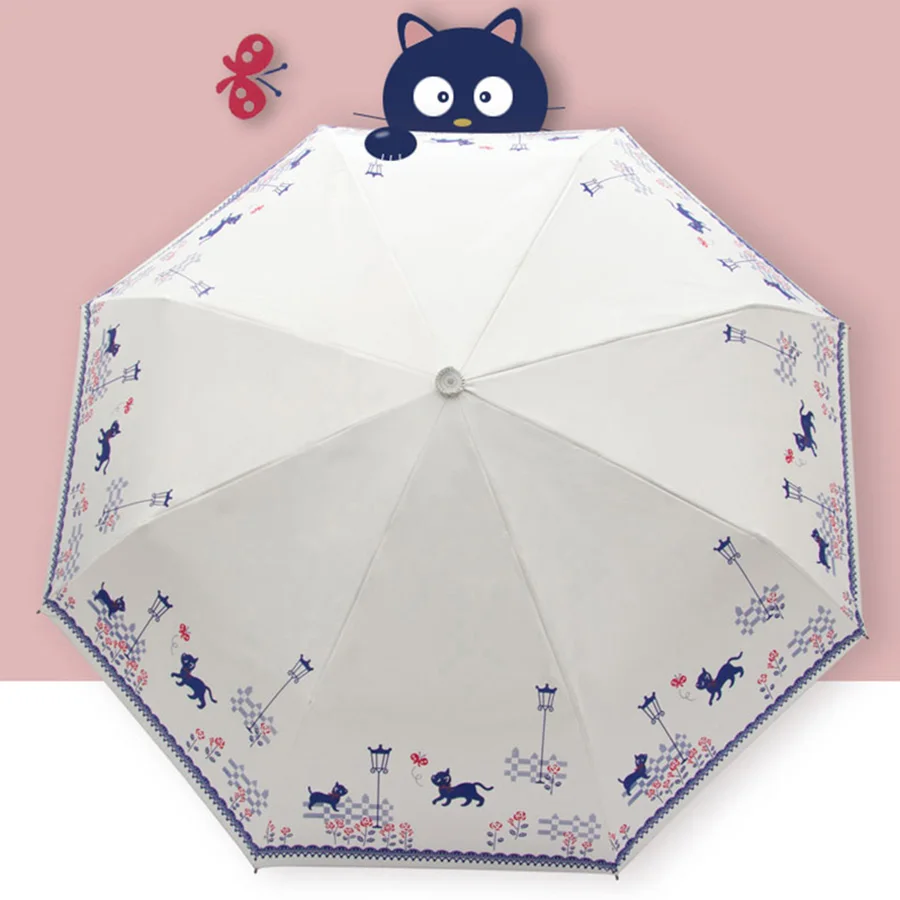 Мини зонт с УФ защитой Z692 Модный сильный корпоративный подарок Автоматический