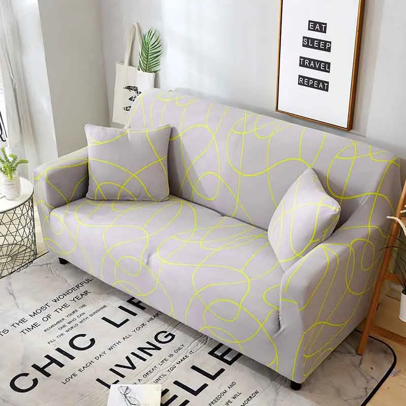 Slipcovers диван плотный обертывание все включено нескользящий секционный эластичный чехол на весь диван/полотенце один/два/три/четыре-местный