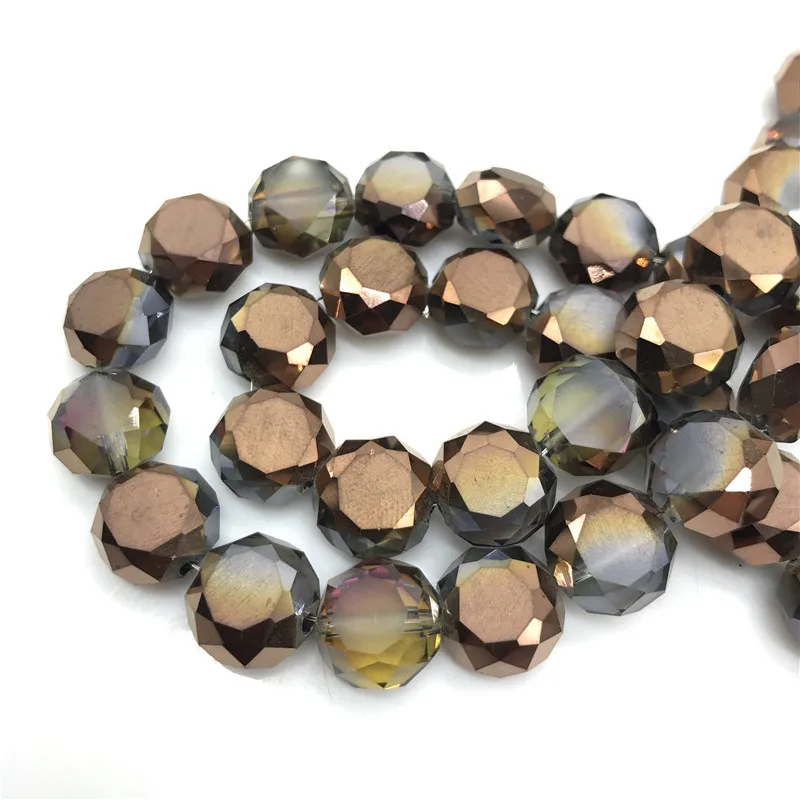

Wholesale 50pcs 8*12mm multi faceted oval Austria crystal beads, handmade DIY jewelry for bracelets #05