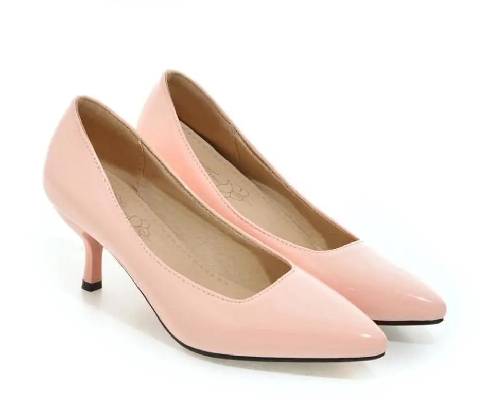 Туфли-лодочки женские на высоком каблуке пикантные красные желтые зеленые