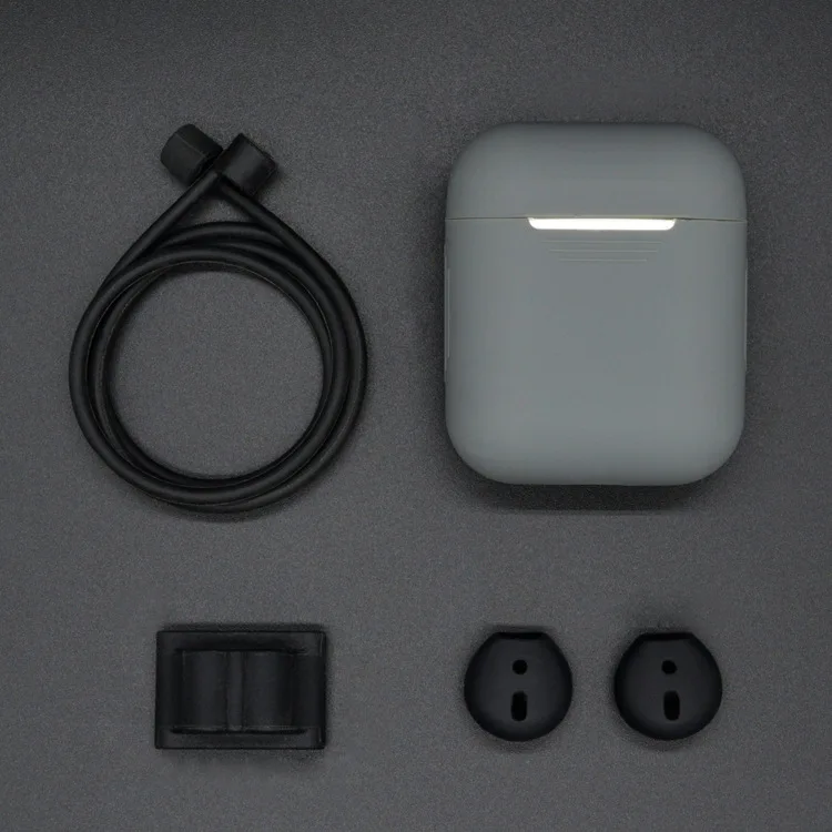 Airpods case 1 airpods earbuds силиконовый чехол Anti-lost rope комплект из четырех предметов