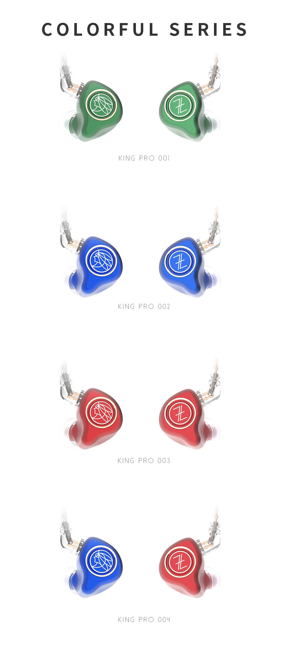 TFZ KING PRO In Ear наушники HIFI монитор ортодинамическое ухо вокруг спортивных наушников индивидуальные динамические диджейский наушник