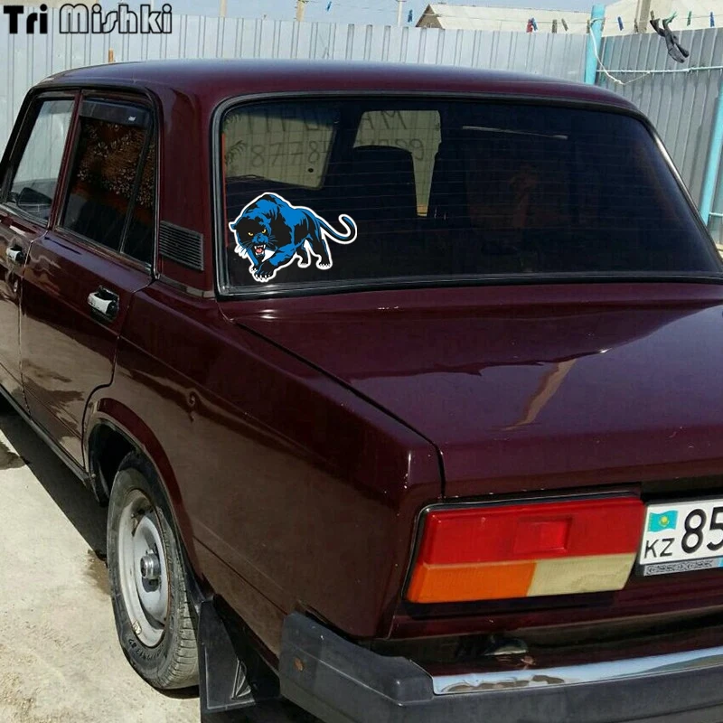 Tri Mishki HZX433 20*14см 1-5 шт злой пантер полноцветные наклейки на авто наклейки на автомобиль наклейка на авто