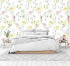 Самоклеющиеся 3D красивые цветные цветы 5 настенная бумага настенная печать настенные наклейки