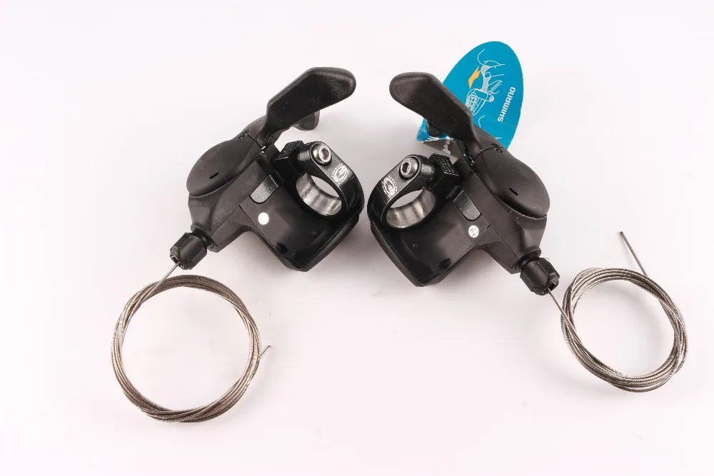 Shimano DEORE SL-M590, 9 S, 27 S, 9 скоростей, рычаг переключения скоростей, триггер для горного велосипеда, запчасти для велосипеда, переключатели с кабелем, одна пара