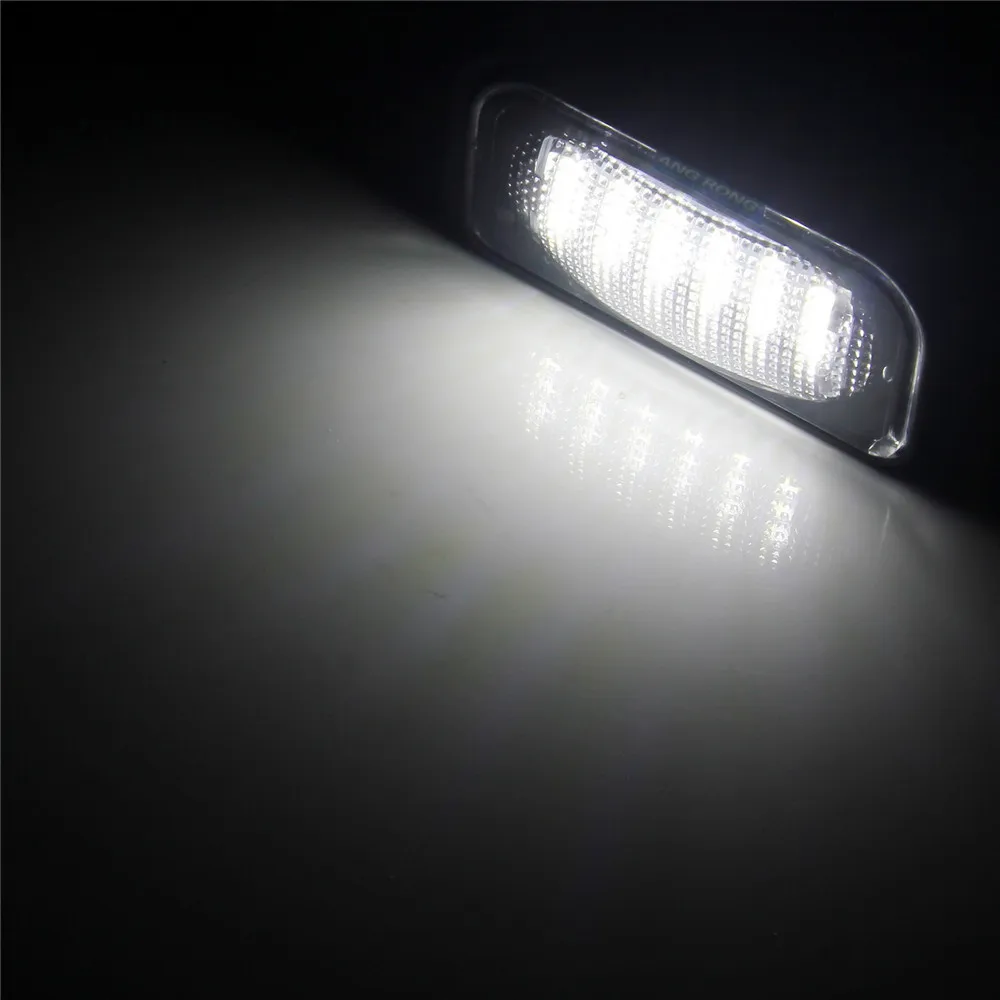 ANGRONG Автомобильная 18 SMD беласветодиодный Светодиодная лампа для номерного знака