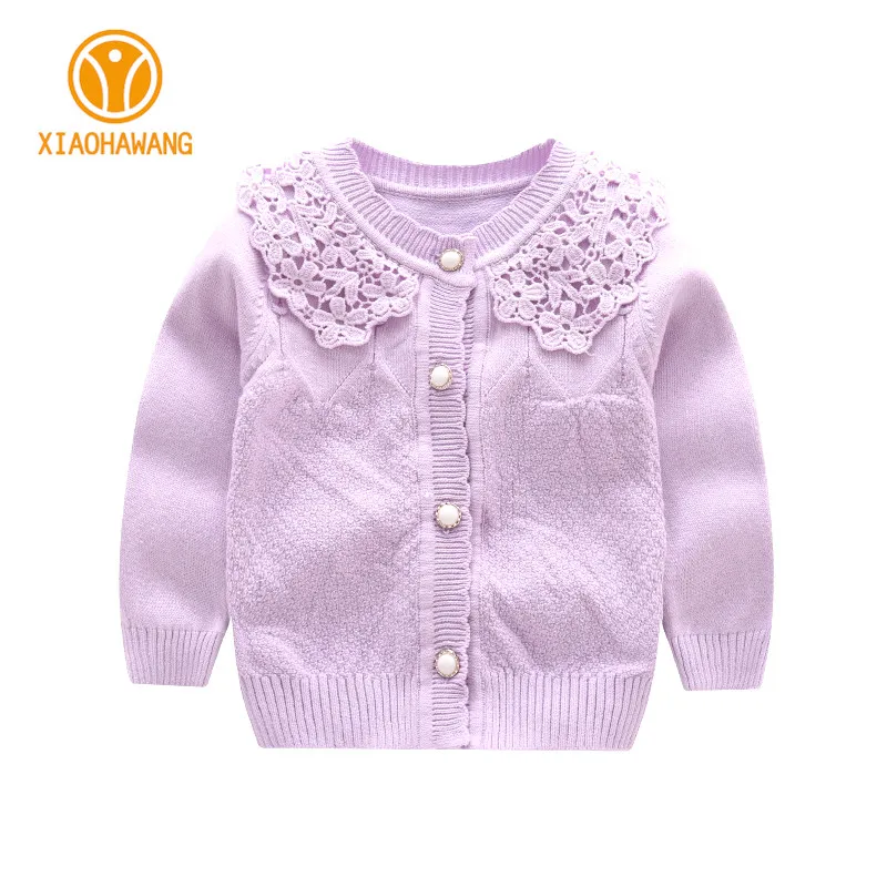 Свитер с круглым вырезом для маленьких девочек детские свитера длинными