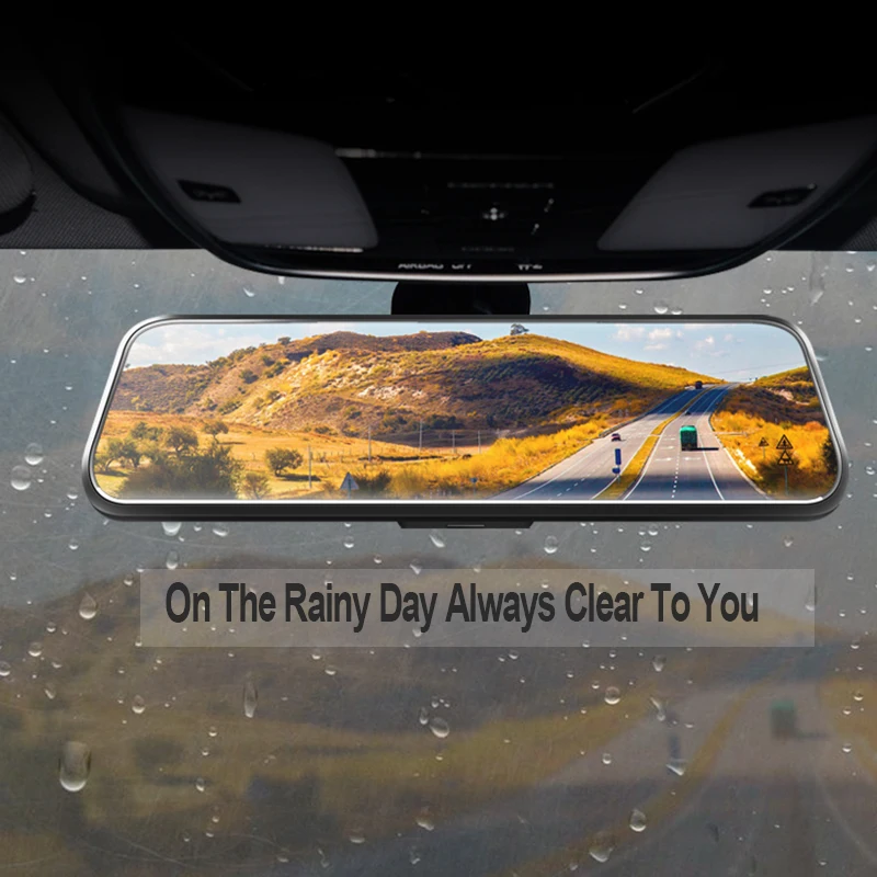 Зеркало заднего вида AXZONE V2 потоковое зеркало 10 дюймов камера видеорегистратор