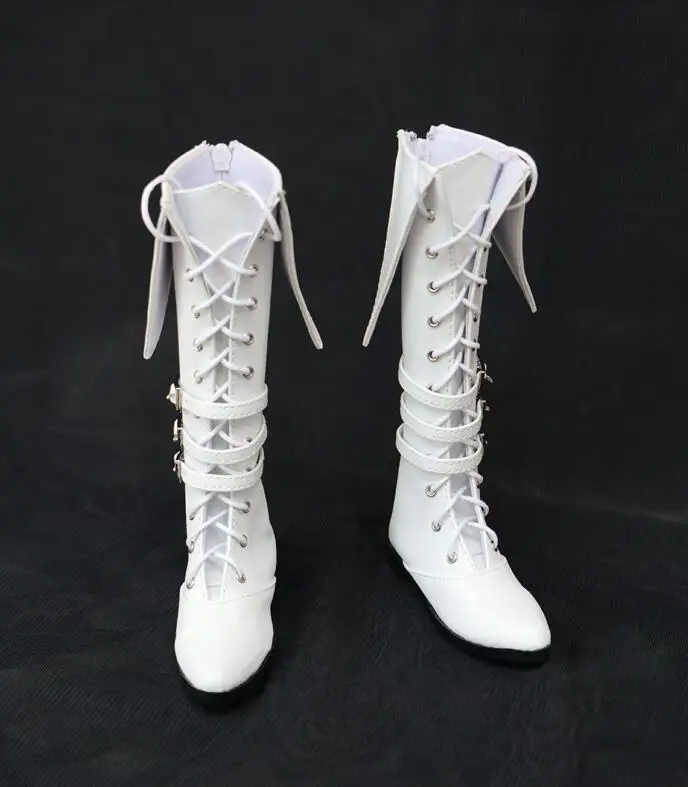 B N01-X062 детская игрушка ручной работы 1/3 1/4 аксессуары для кукол BJD/SD кукольная обувь черный красный волшебный военные ботинки 1 пара - Цвет: B