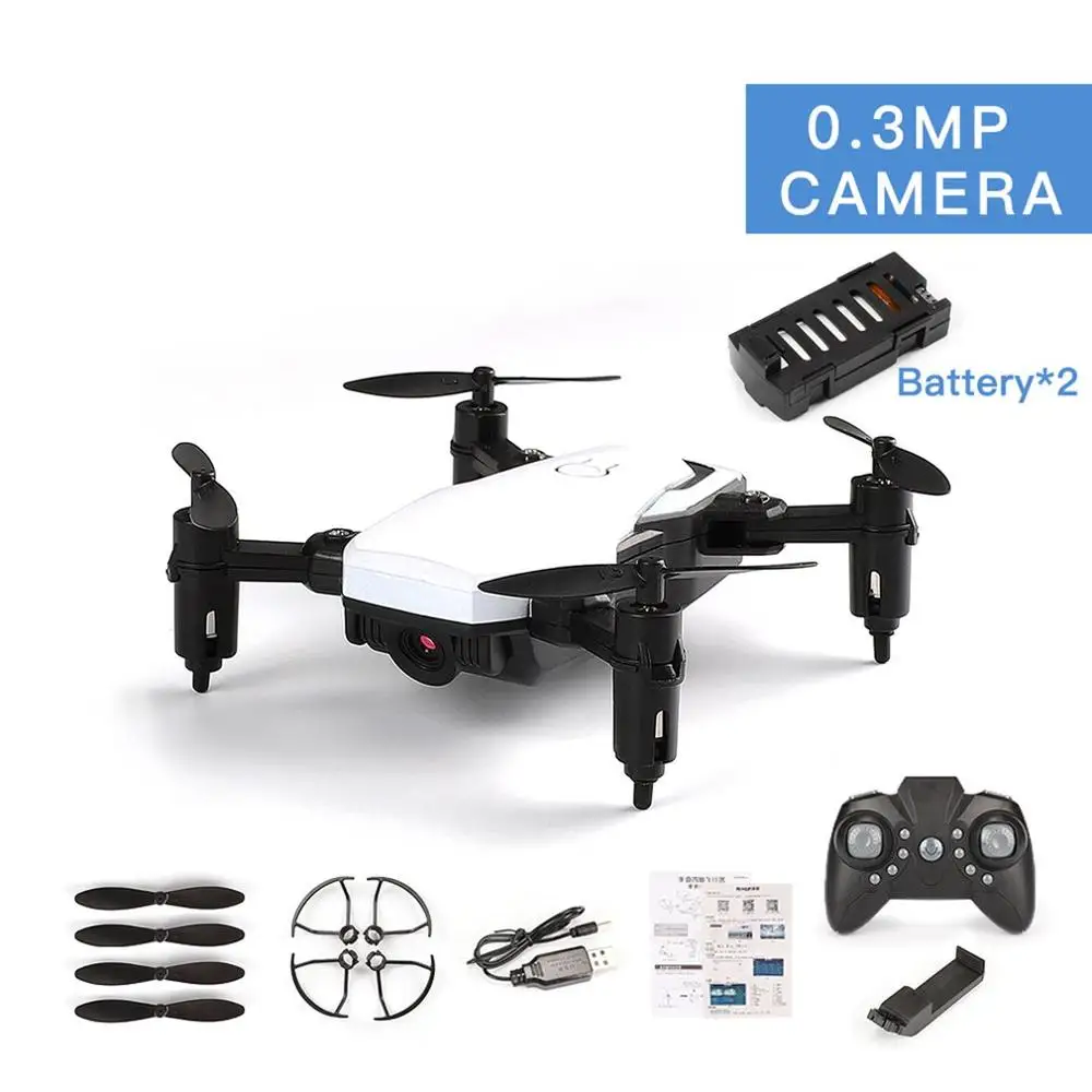 LF606 Квадрокоптер мини-Дрон с камерой 720P FPV Профессиональная HD Складная камера дроны высота удержания детей ChristmsToy - Цвет: 480P White 2 Battery