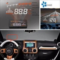 for jeep wranglerrenegade 2011 2019 car obd hud warning head up display driving screen projector reflecting windshield