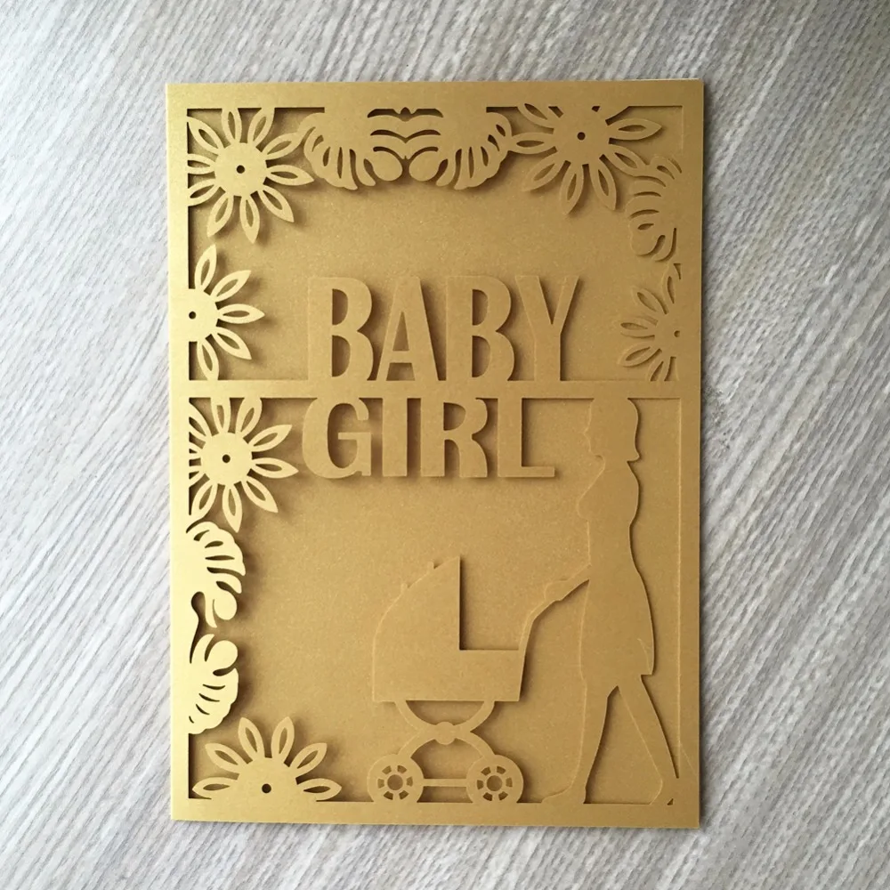 100 шт./лот бумажные кружевные Декорации для девочек на 1 й день рождения
