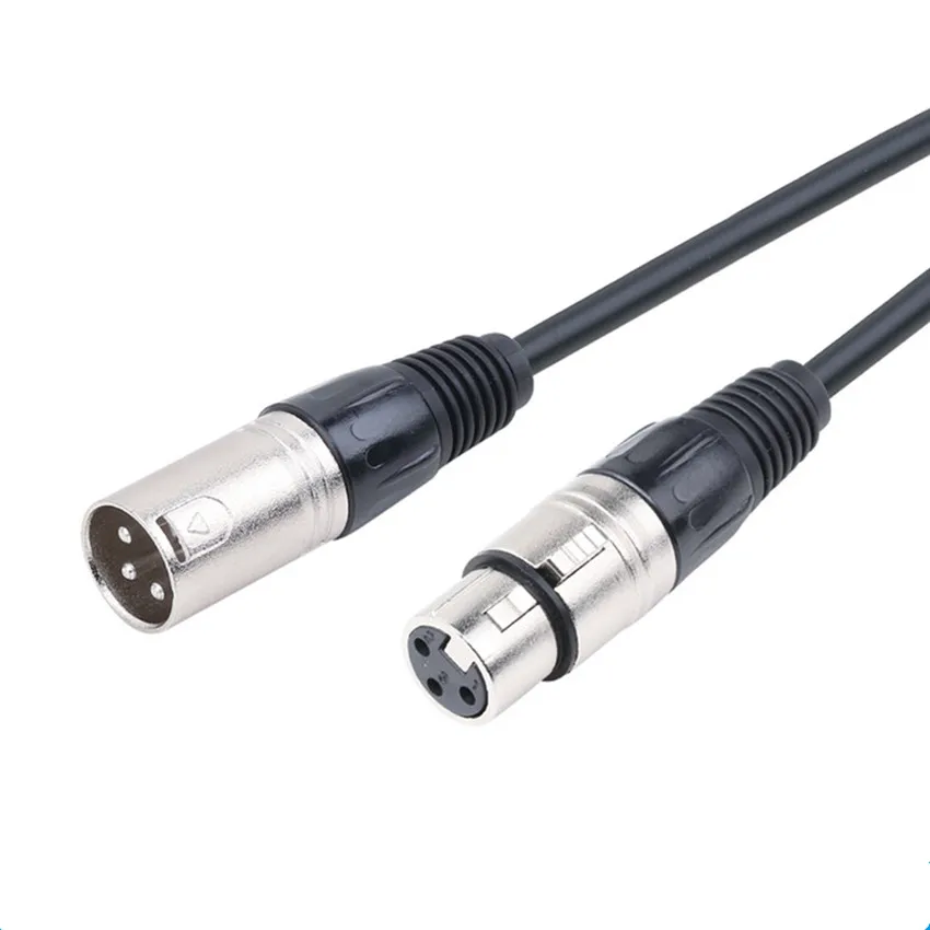 XLR 3Pin микрофонный кабель Шнур микрофона аудио штекер гнездо экранированный