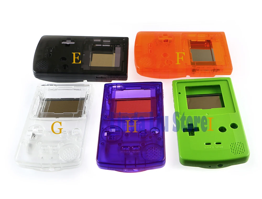 ChengChengDianWan Высокое качество для GBC gameboy Цветной корпус с объективом экрана полной
