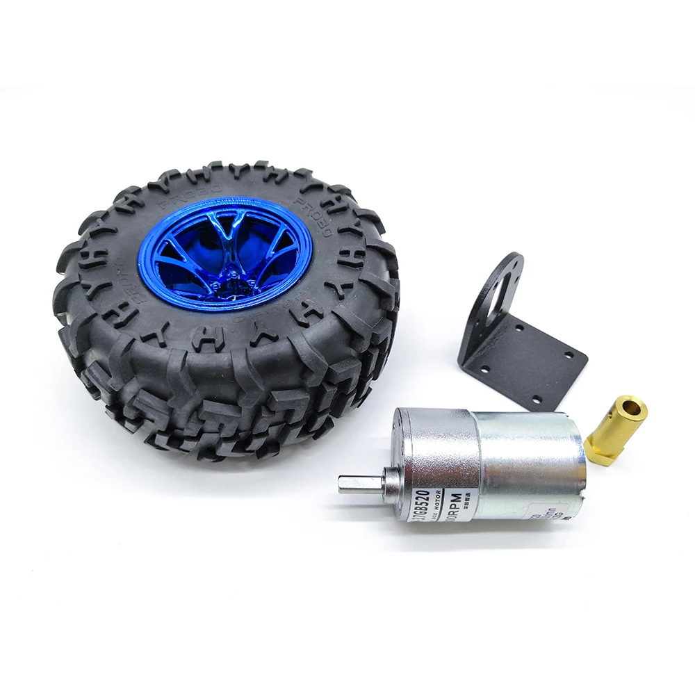 12V мотор + 130 мм пластиковое колесо/Тип муфта кронштейн двигателя один набор
