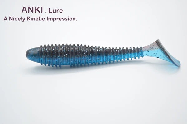 H ANKI рыболовные приманки FAT Swing Impact Swimbait 85 мм/5,5 г 10 шт./лот Craws мягкие приманки для рыбалки Мягкие приманки для окуня - Цвет: H