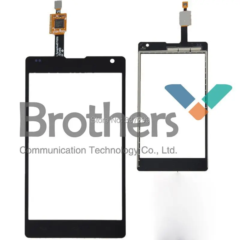 5 шт./партия высокое качество Черная передняя панель сенсорный экран дигитайзер