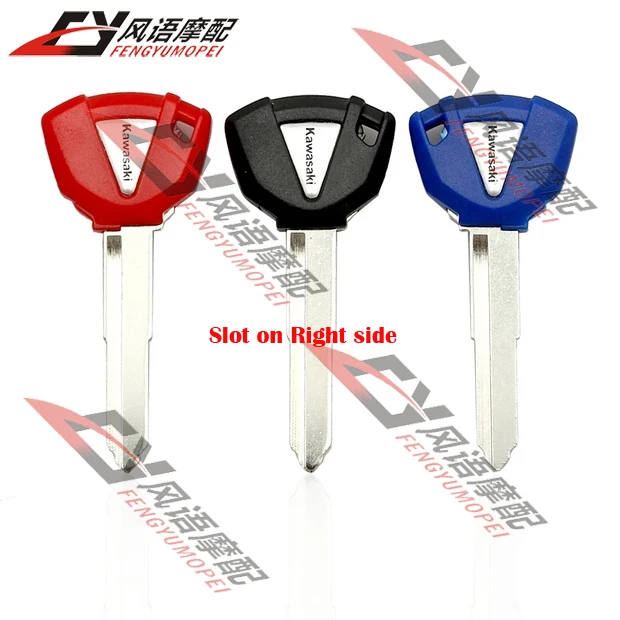 Заготовки для ключей мотоциклов Кавасаки ниндзи ZX 6R 7R 9R 10R ZZR400 12R бесплатная