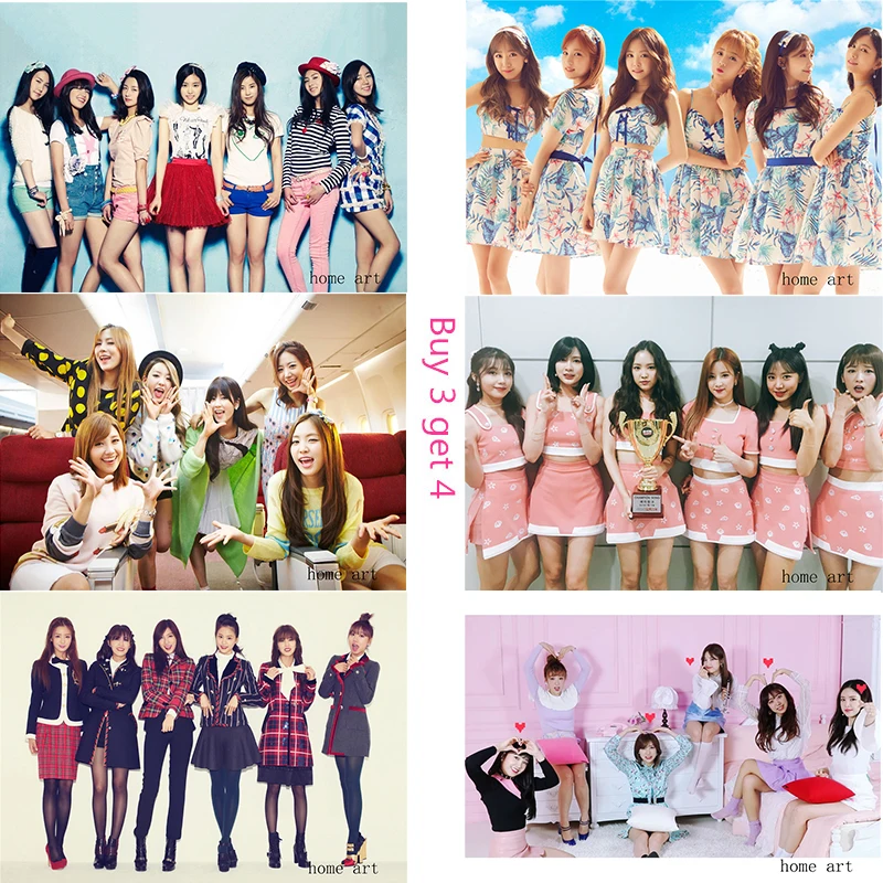 Корейские постеры APINK настенные наклейки украшение хорошее качество принты